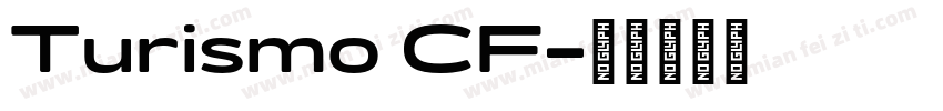 Turismo CF字体转换